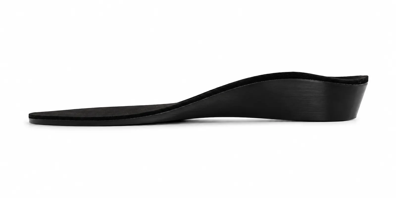 Core build custom 3D printed insole, side profile
